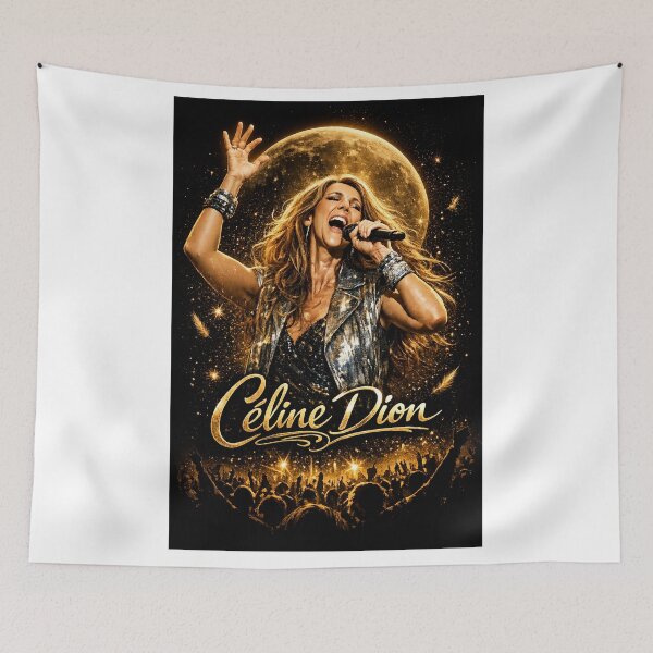 Item preview, Celine Dion Golden Stage Tribute designed and sold by JcAbstractArt.