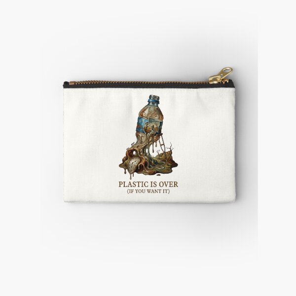 Item preview, Surrealism Melting Plastic Bottle Environmental Art designed and sold by SplashTastic.