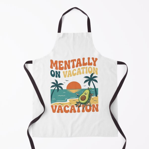 Item preview, Mentally On Vacation – Funny Avocado Beach Cartoon Design designed and sold by morning sun.