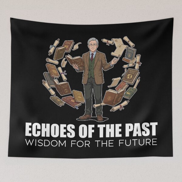 Item preview, Dark Academia Historian - Echoes Of The Past Scholar Anime designed and sold by Osmose-Studio.