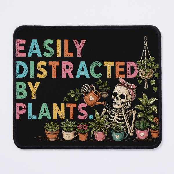 Item preview, Easily Distracted By Plants Skeleton Shirt designed and sold by D-F-R-K.