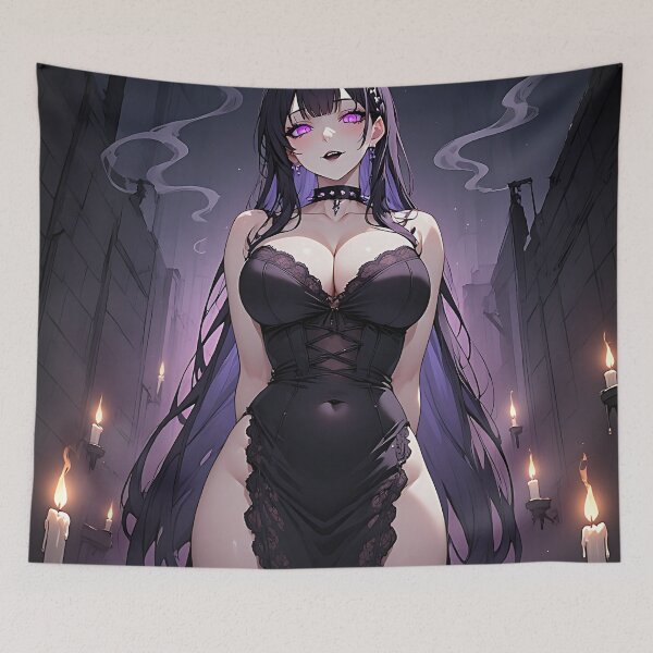 Item preview, Hot Halloween Anime Goth Girl 49 designed and sold by Your New Fixation.