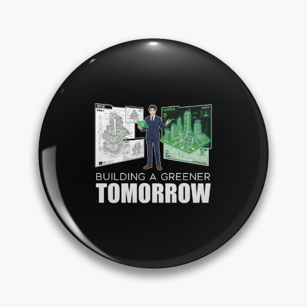Item preview, Solarpunk Architect - Building A Greener Tomorrow Sustainable Art designed and sold by Osmose-Studio.