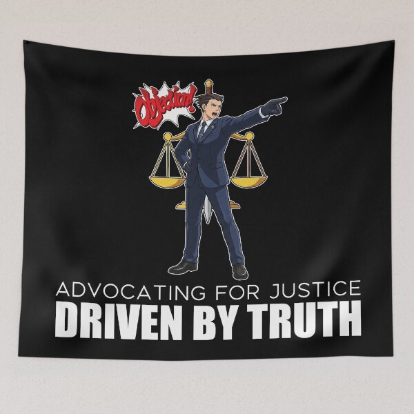 Item preview, Neo-Noir Attorney - Advocating For Justice Legal Anime Art designed and sold by Osmose-Studio.