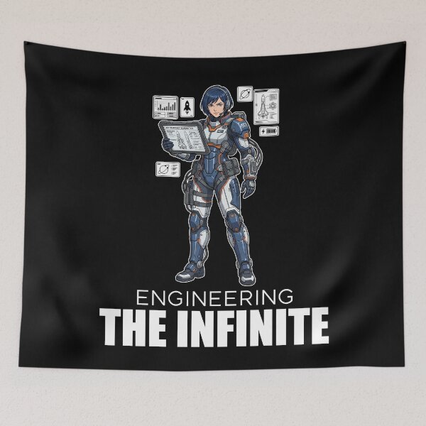 Item preview, Aerospace Engineer - Engineering The Infinite Mecha Anime Art designed and sold by Osmose-Studio.