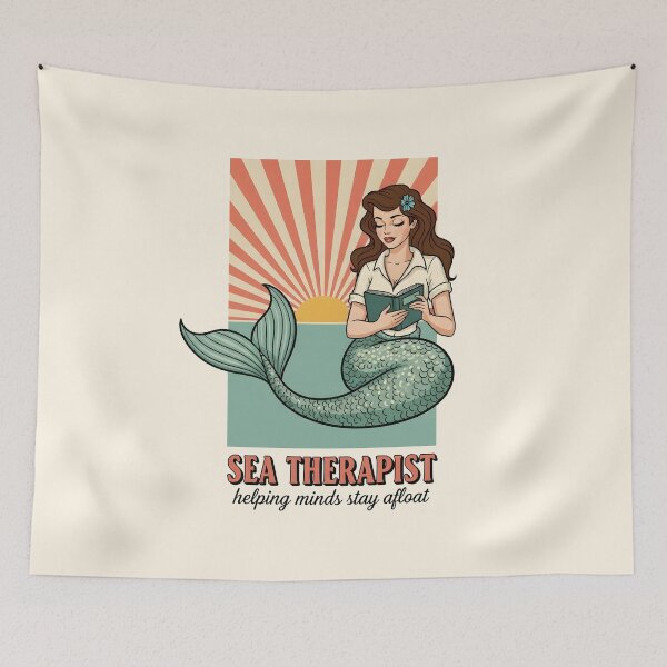 Item preview, Sea Therapist – Helping Minds Stay Afloat designed and sold by Sea Gem.