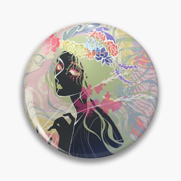 Item preview, Flora Muse: Vibrant Abstract Portrait designed and sold by L-Art-Design.