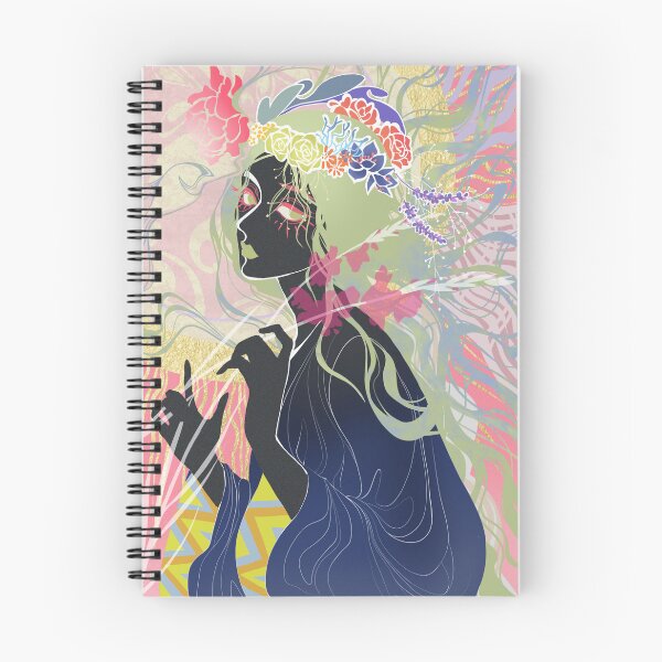 Item preview, Flora Muse: Vibrant Abstract Portrait designed and sold by L-Art-Design.