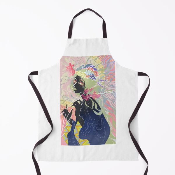 Item preview, Flora Muse: Vibrant Abstract Portrait designed and sold by L-Art-Design.