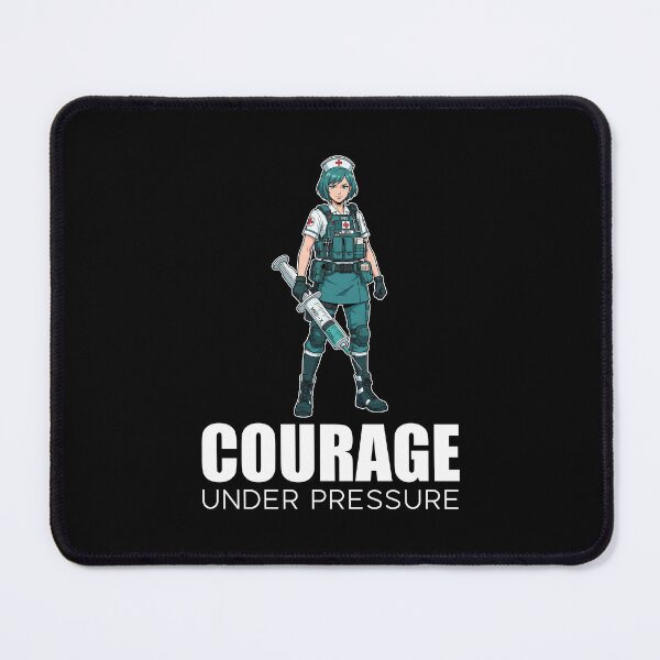 Item preview, Tactical Nurse Warrior - Courage Under Pressure Medical Anime designed and sold by Osmose-Studio ⭐⭐⭐⭐⭐.