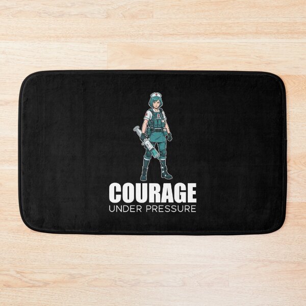 Item preview, Tactical Nurse Warrior - Courage Under Pressure Medical Anime designed and sold by Osmose-Studio ⭐⭐⭐⭐⭐.