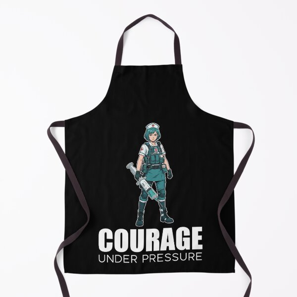 Item preview, Tactical Nurse Warrior - Courage Under Pressure Medical Anime designed and sold by Osmose-Studio ⭐⭐⭐⭐⭐.