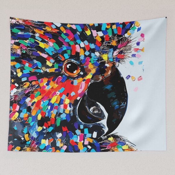 Item preview, Prism Feather Tropical Parrot Burst designed and sold by RamyGallery.