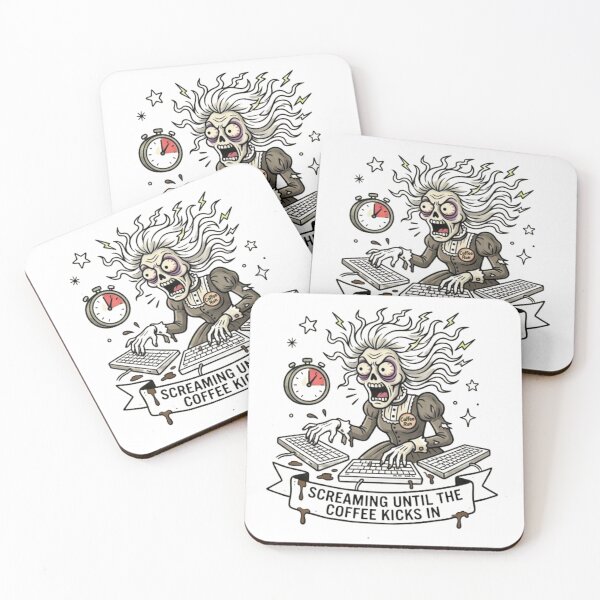 Item preview, Screaming Until the Coffee Kicks In designed and sold by PixelsTelas.