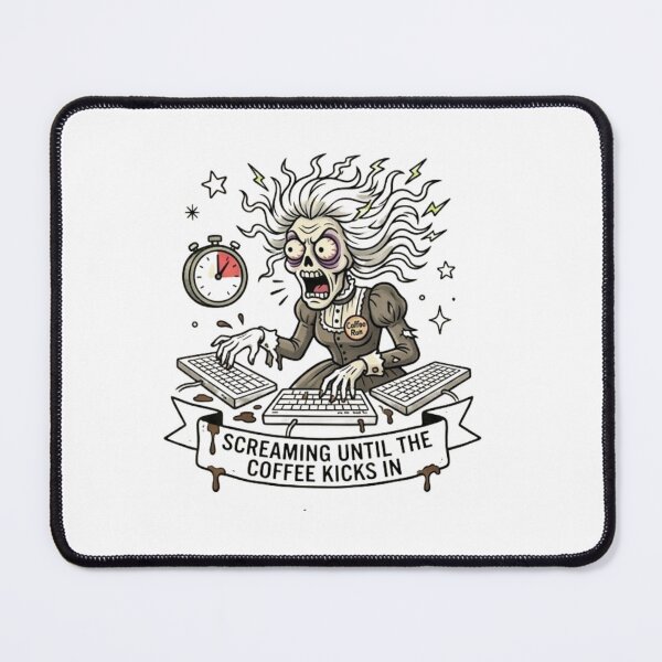 Item preview, Screaming Until the Coffee Kicks In designed and sold by PixelsTelas.