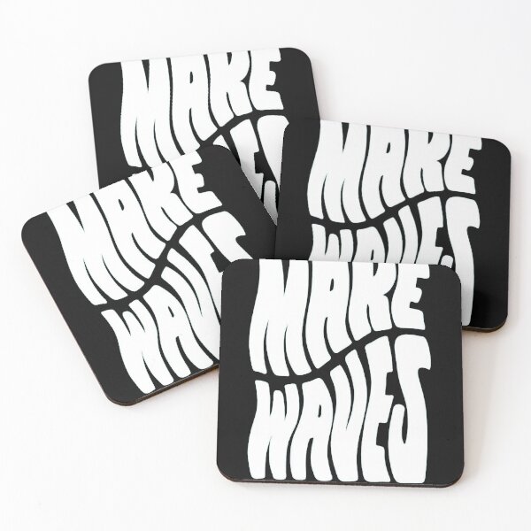 Item preview, Make Waves Retro Surf Aesthetic Design designed and sold by The craft.