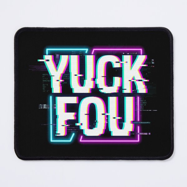 Item preview, Yuck Fou Glitch Typography Cyberpunk designed and sold by SplashTastic.