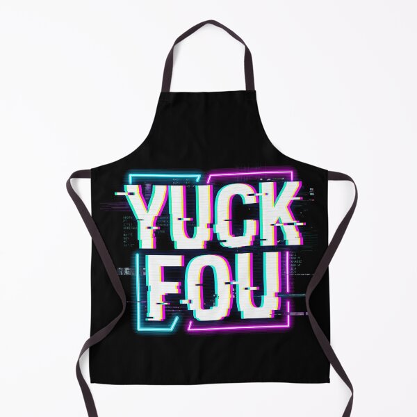 Item preview, Yuck Fou Glitch Typography Cyberpunk designed and sold by SplashTastic.