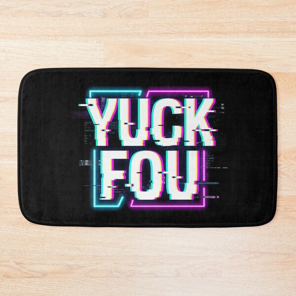 Item preview, Yuck Fou Glitch Typography Cyberpunk designed and sold by SplashTastic.