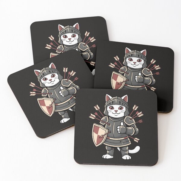 Item preview, This Is Fine Knight Cat designed and sold by AwesomeBeyondLimits.