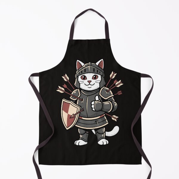 Item preview, This Is Fine Knight Cat designed and sold by AwesomeBeyondLimits.