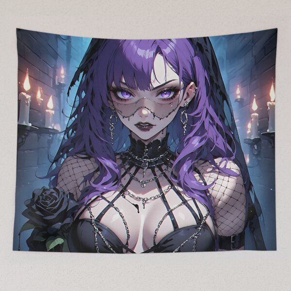 Item preview, Hot Halloween Anime Goth Girl 57 designed and sold by Your New Fixation.