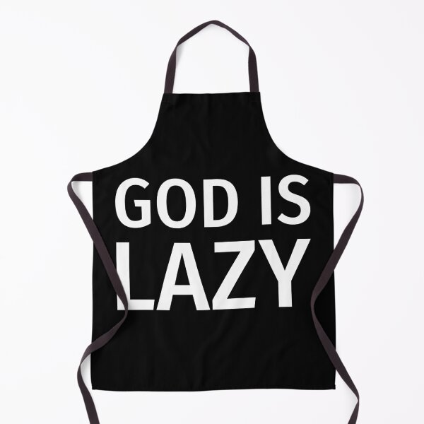 Item preview, God is lazy designed and sold by Rachel the Artist .