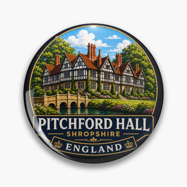 Item preview, Pitchford Hall, Shropshire, England designed and sold by Myra365Art.