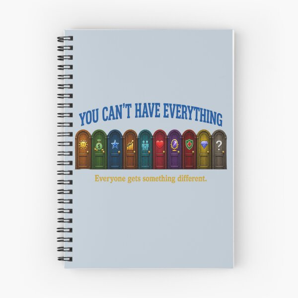 Item preview, You Can’t Have Everything – Funny Life Choices Doors T-Shirt designed and sold by Aimetoi.