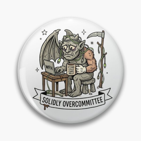 Item preview, Solidly Overcommitted designed and sold by PixelsTelas.
