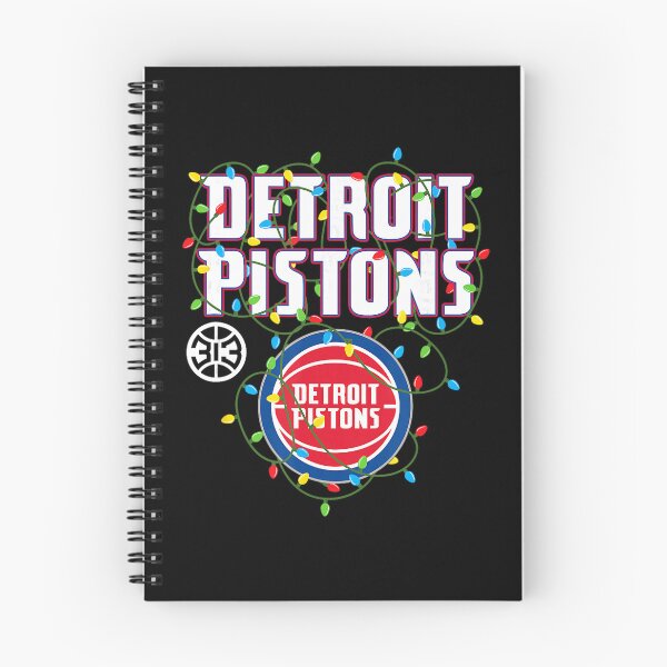 Item preview, Detroit Pistons Christmas Lights Holiday Basketball Graphic Poster Design designed and sold by BugliSiwes.