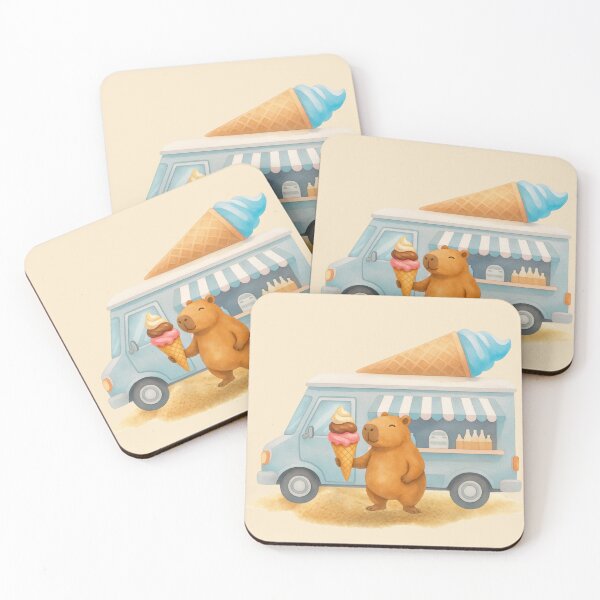Item preview, Sweet Treat Capybara Truck designed and sold by Ivy-Triggs.