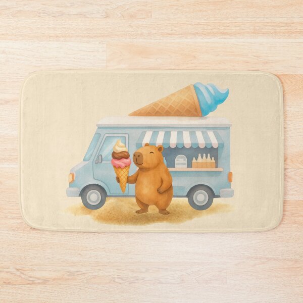 Item preview, Sweet Treat Capybara Truck designed and sold by Ivy-Triggs.
