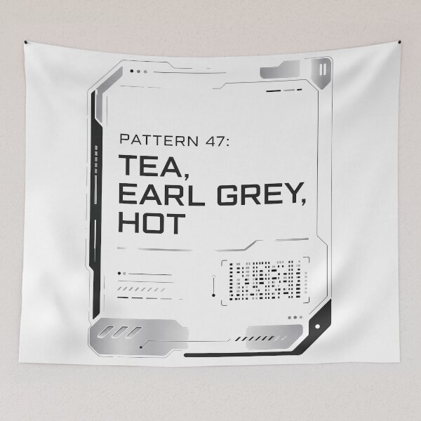 Item preview, Replicator Tea Pattern designed and sold by agearb.