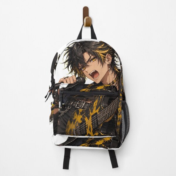 Item preview, Anime Rockstar Boy Punk Concert Streetwear Graphic Design designed and sold by Studio Atharv.