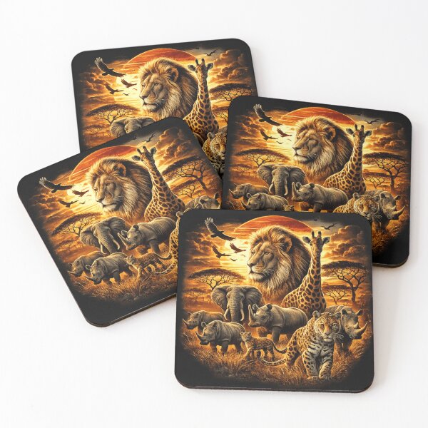 Item preview, wildlife animals African groups designed and sold by M--Y.
