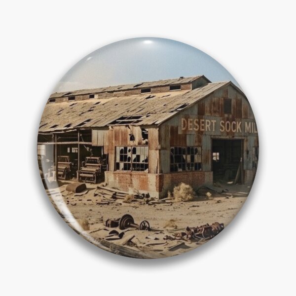 Item preview, Abandoned Sock Factory in the Desert designed and sold by Uniqueartai.