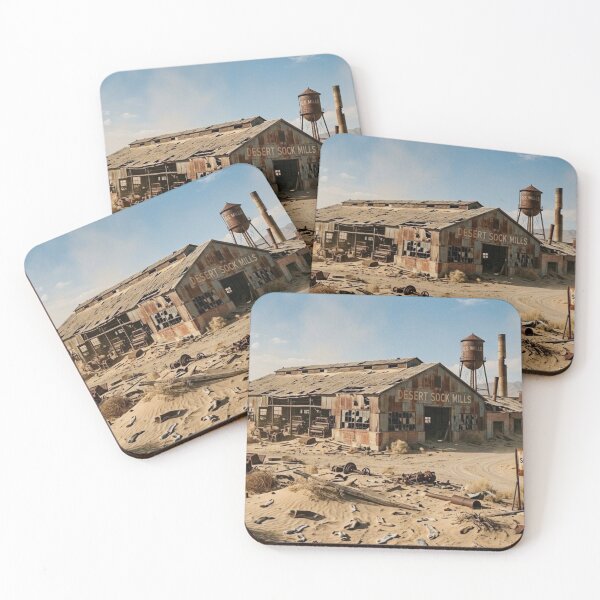 Item preview, Abandoned Sock Factory in the Desert designed and sold by Uniqueartai.