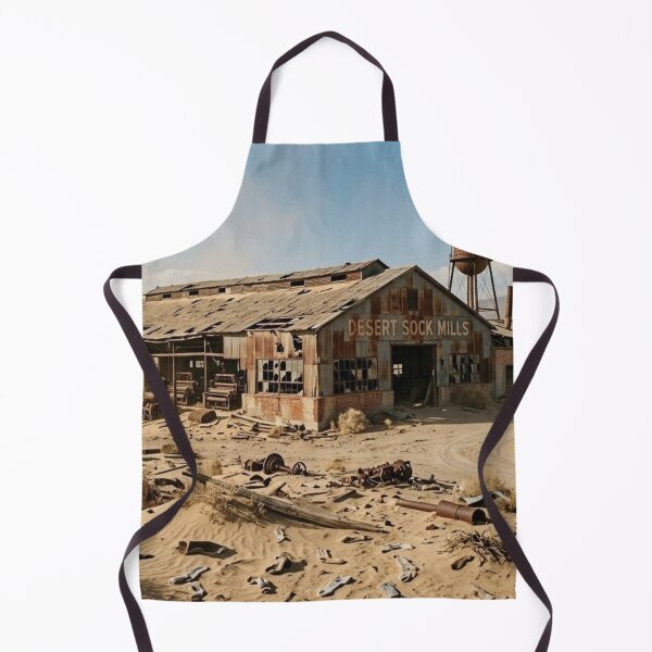 Item preview, Abandoned Sock Factory in the Desert designed and sold by Uniqueartai.