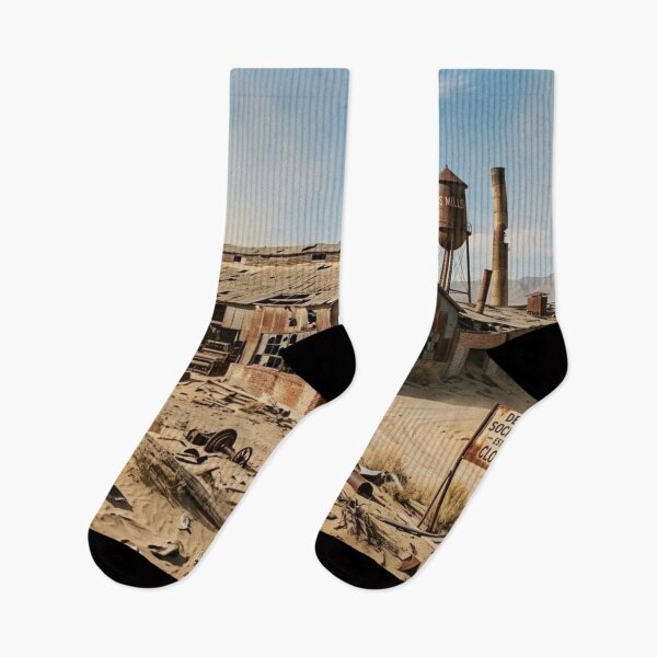 Item preview, Abandoned Sock Factory in the Desert designed and sold by Uniqueartai.