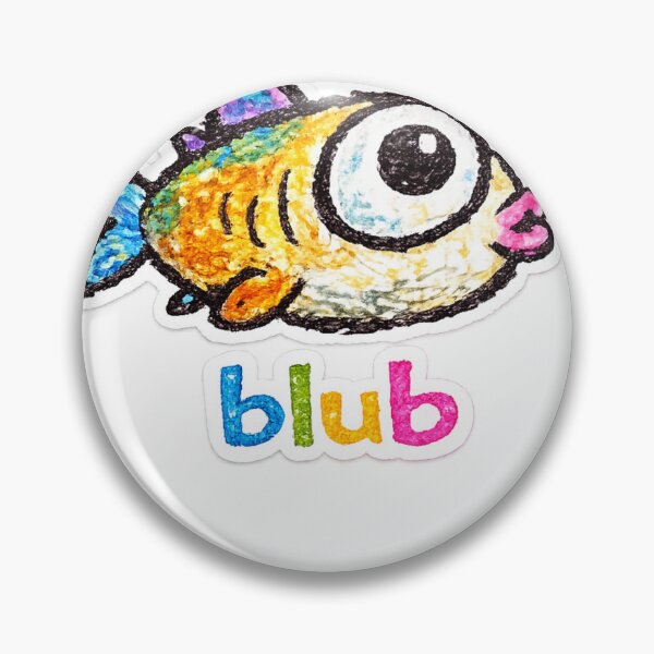 Artikelvorschau, Blub Lustiges, schlecht gezeichnetes Fisch-T-Shirt entworfen und verkauft von Kevin Shearer.