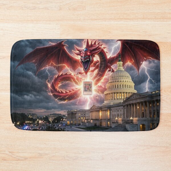 Item preview, Egyptian God Dragon Storming the White House designed and sold by Uniqueartai.