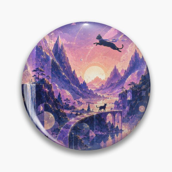 Item preview, Future Dream Escapes Lucid Astral Cats Fantasy Art designed and sold by Mindworx21.