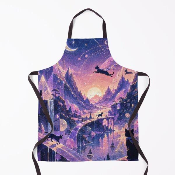 Item preview, Future Dream Escapes Lucid Astral Cats Fantasy Art designed and sold by Mindworx21.