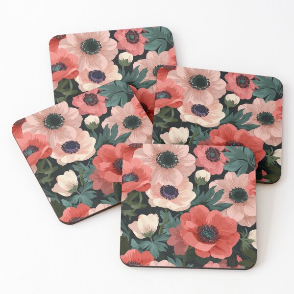 Item preview, Minimalistic Victorian Garden - Tropical Flower Pattern   - Birthday Gifts For Husband designed and sold by RoyalStarsPatts.