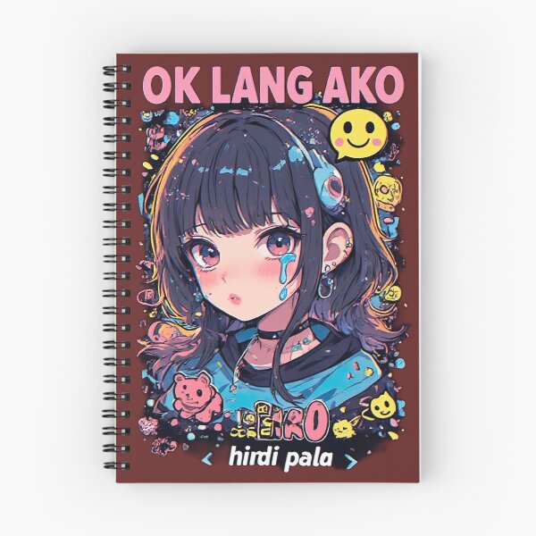 Item preview, Ok Lang Ako Hindi Pala – Sad Anime Girl Aesthetic Graphic designed and sold by TheReezeStudio.
