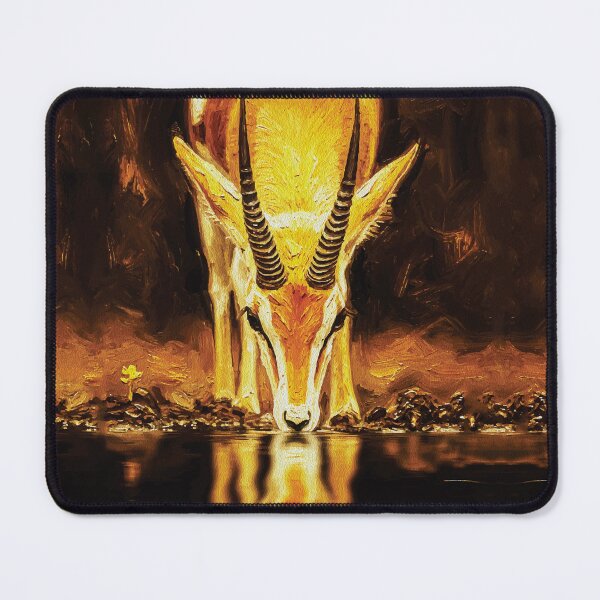 Item preview, Golden Grace Water Reflection Oil designed and sold by RamyGallery.