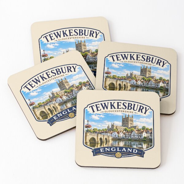 Item preview, Tewkesbury, Gloucestershire, England - Abbey & River Avon designed and sold by Myra365Art.