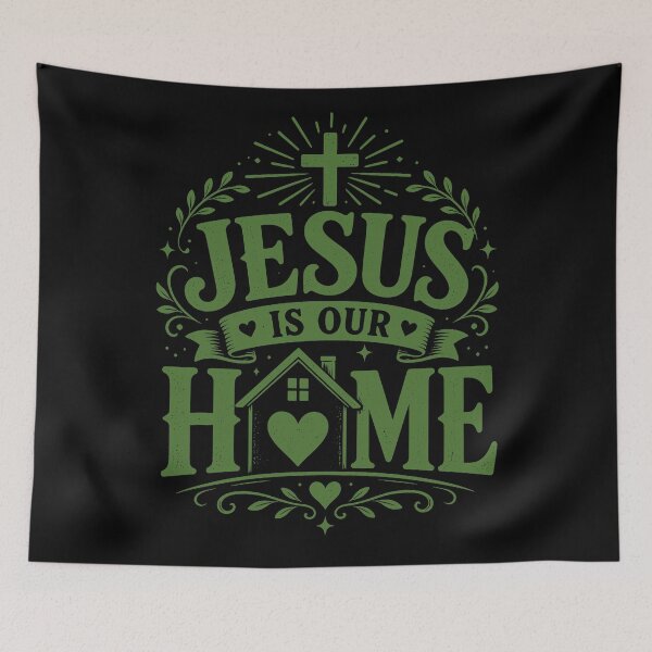 Item preview, Jesus Is Our Home - Green Design designed and sold by MoriaStore.