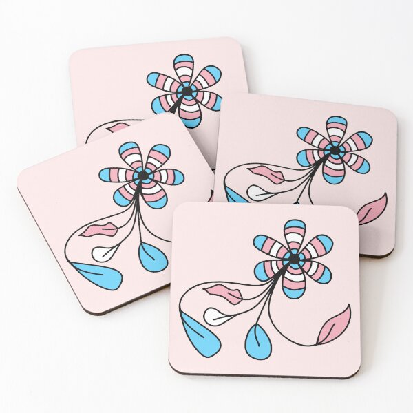 Item preview, Trans not threat floral with black outline designed and sold by Zitality.